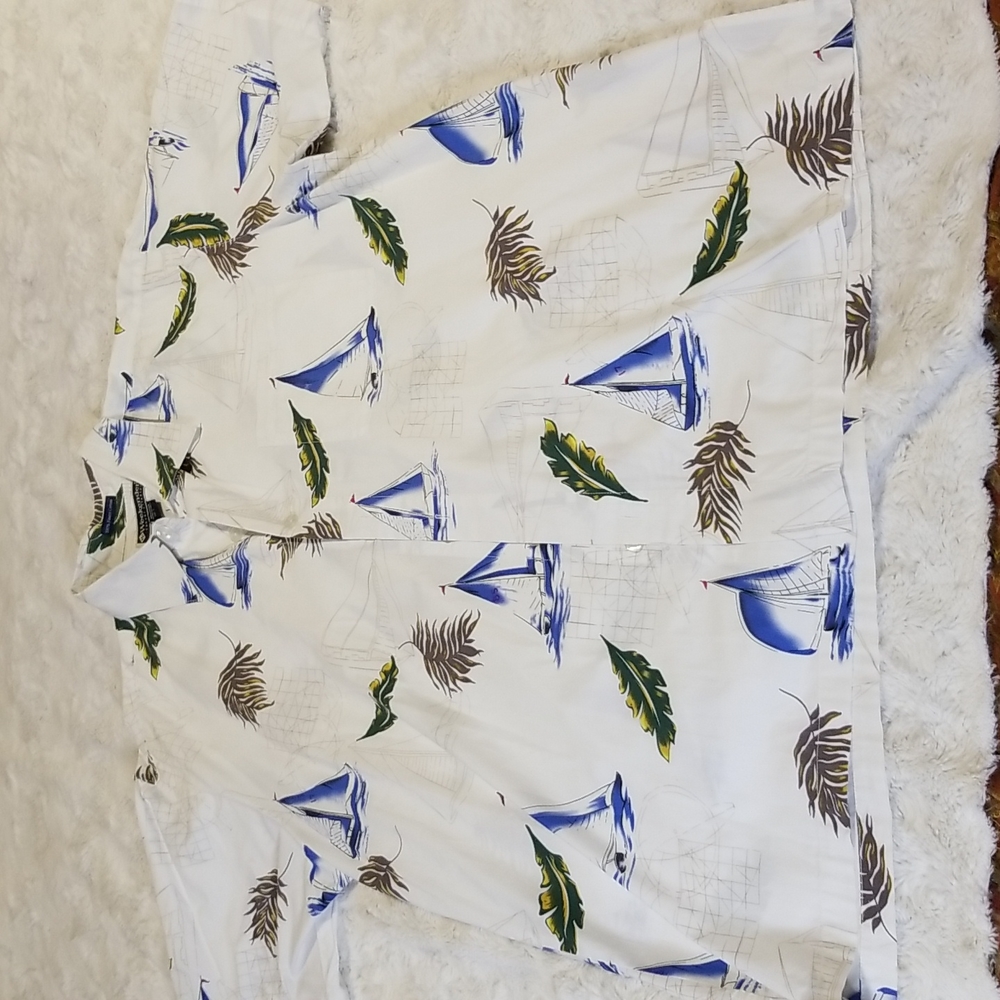 Weekenders Shirt Mens Size Large Tropical Button Up